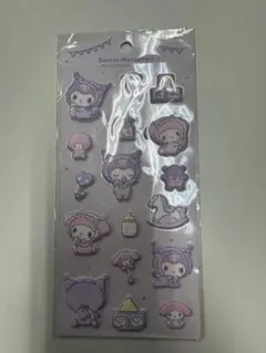 サンリオキャラクターズ　マシュマロシール　マイメロ・クロミ