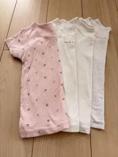 アンダーシャツ　半袖シャツ　4枚セット110