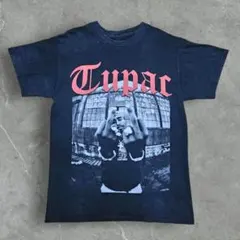 2PAC トゥーパック ミュージックTシャツ ヒップホップ ブラック系
