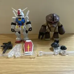 美品　モビルスーツアンサンブル 01 RX-78-2 ガンダム　アッガイ　セット