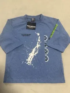 新品タグRAD CUSTOM スプラッシュプリント 七分丈Tシャツ　110のサムネイル