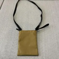 無印　ベージュ サコッシュ ショルダーバッグ
