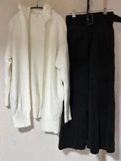 2点セット ロペピクニック ガウン(M) nano コーデュロイパンツ(S)