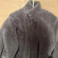ユニクロ グレー フリースジャケット Lサイズ