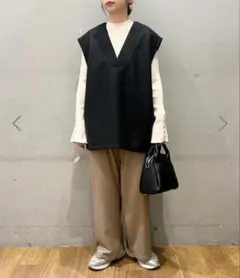 CRAFT STANDARD BOUTIQUE ウール風圧縮ベスト