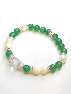 グリーンストロベリークォーツブレスレット