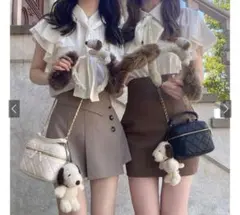 新品* グレイル 2Wayキルティングバニティショルダーバッグ [tr534]