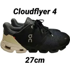 On オン Cloudflyer 4 Black×White 27cm