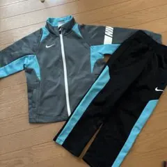 Nike ジャージセット グレー/ブラック/ライトブルー110.120