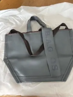 eb.a.gos エバゴス PVC Y字トート グレー M 保存袋あり