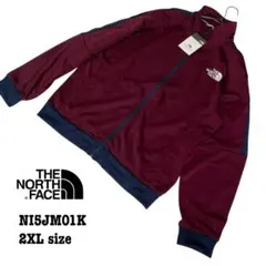 ②【新品】2XL ノースフェイス ジャケット 天竺ジャージ ALBANI ワイン