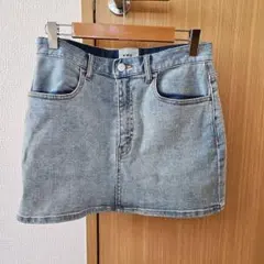 W.W.G ライトブルーデニムミニスカートのサムネイル