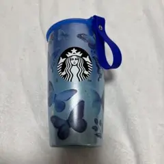 スターバックス ストラップカップシェイプステンレスボトル　バタフライ