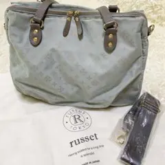 russet ラシット 2way ショルダーバッグ トートバッグ モノグラム柄のサムネイル
