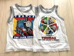 きかんしゃトーマス タンクトップ 2枚セット 100cm まとめ　ノースリーブ