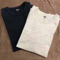 UNIQLO ユニクロ 半袖クールネックTシャツ sizeXL 2枚組