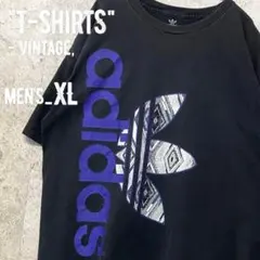 レア○メキシコ製《adidas アディダス》Tシャツ半袖ブラック//XL