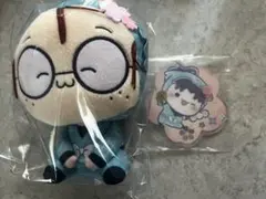 フリューくじ　忍たま乱太郎　ふんわり桜もちぴこの段 乱太郎 きり丸 セット