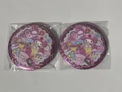 サンリオキャラクターズ キラキラBIG缶バッジ マイメロディ2個セット