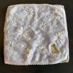 JILLSTUART ハンカチ タオルハンカチ 花柄 犬刺繍のサムネイル