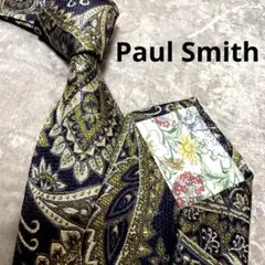 【✨極美品✨】 Paul Smith ポールスミス ネクタイ ペイズリー 光沢