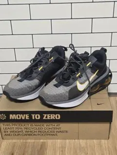 Nike Air Max2021 スニーカー グレー/ブラック/イエロー