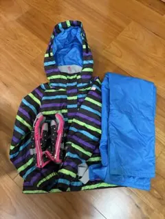 Rêseêda 子供用 スキーウェア 140 オンヨネ グローブ付き