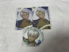 イブラヒム チェキ風カード 缶バッジ