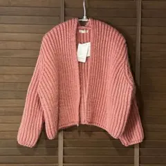 新品未使用＊ピンク＊ニットカーディガン ボレロ 可愛い♪