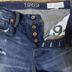 GAP 1969 ダメージデニムパンツ slim 28／30