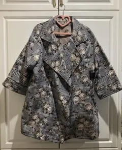 レディース　ジャケット　薔薇　フリーサイズ