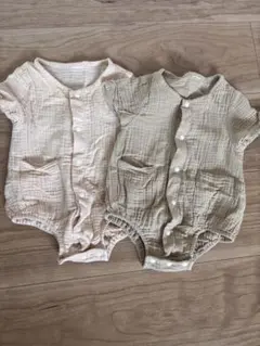 ベビー服　ロンパース 2点セット 新生児　60cm