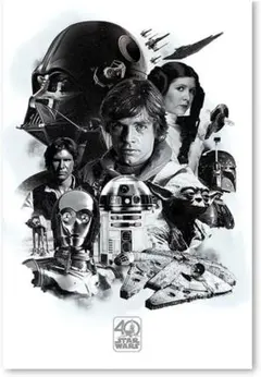 額縁付き】スター・ウォーズ 映画ポスター A2 SF 2 - メルカリ
