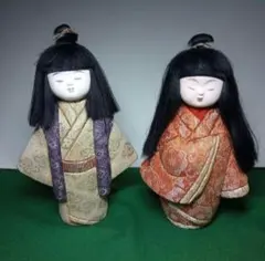 木目込み人形　男の子女の子２体セット　ハンドメイド