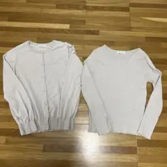 グローバルワーク　アンサンブルニット　フリーサイズ