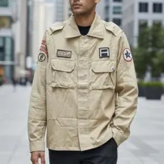 bape 90s military work shirt 長袖 ロング袖 y2kのサムネイル