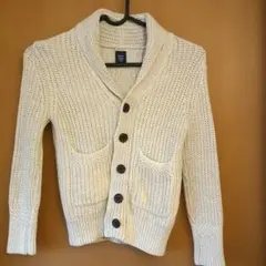 GapKids クリーム色 カーディガン 110cm