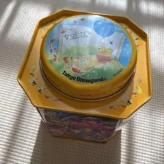 プーさん 八角形金属缶 東京ディズニーランド