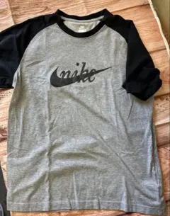 Nike ラグランスリーブ Tシャツ グレー/ネイビー