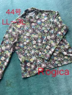 44号　XL〜3L Ｒogica あったか　ハイネック ローネック 北欧　日本製