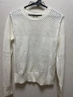 即購入OK！　ユニクロ　薄手ニット　ホワイト　レディース　UNIQLO
