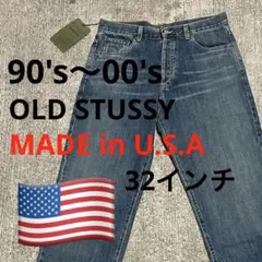 90s old STUSSY大戦デニム USA製