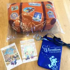 新品　ディズニー　バケパ　ブランケット　ポシェット　ポストカード　セット