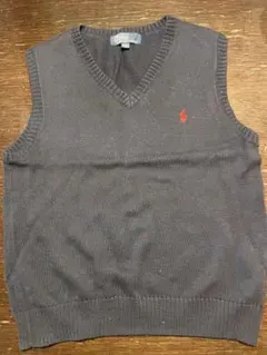 Polo by Ralph Lauren グレーVネック ベスト 130