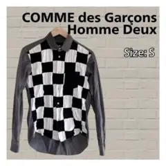 コムデギャルソン オムドゥ HOMME DEUX 長袖 シャツ 市松模様のサムネイル
