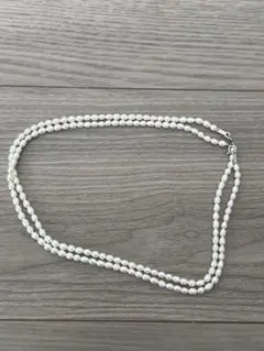 ネ*コ様 ホワイト パール ネックレス 2本
