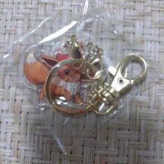 【新品】ポケモンカフェ　アクリルキーホルダー　イーブイ