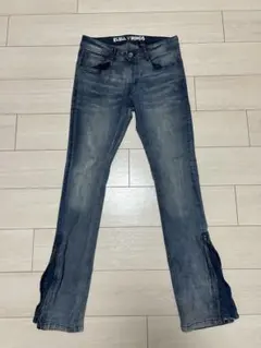 REBEL MINDS サイドジッパーフレア