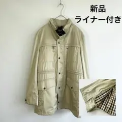 【新品タグ付】ダックス ライナー付 ジャケット ハウスチェック刺繍ネーム入りL
