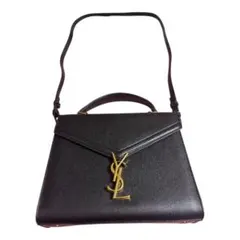 YSL ブラックレザー キルティング ショルダーバッグ - メルカリ